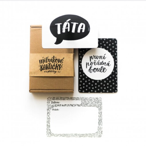 milníkové kartičky s příběhy